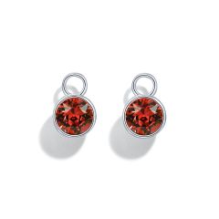 Bella 1 Carat Mix Charms with Swarovski Scarlet Rhodium Plated