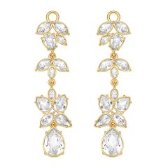 Tatiana Floral Drop Mix Charms Gold Plated