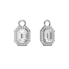 Angelic Octagon Mix Charms Rhodium Plated