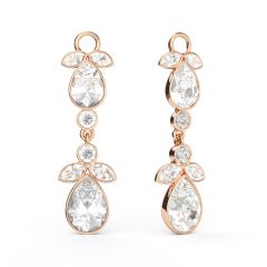 Odolette Drop Mix Charms Rose Gold Plated