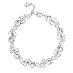 Irene Bracelet with Swarovski Crystals Rhodium Plated