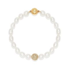 Serenity Freshwater Pearl Bracelet Freshwater Pearl Gold Plated