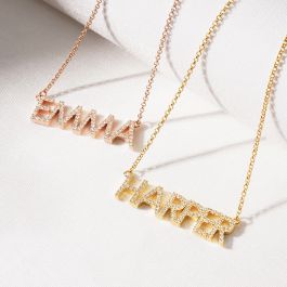 H samuel personalised name on sale necklace