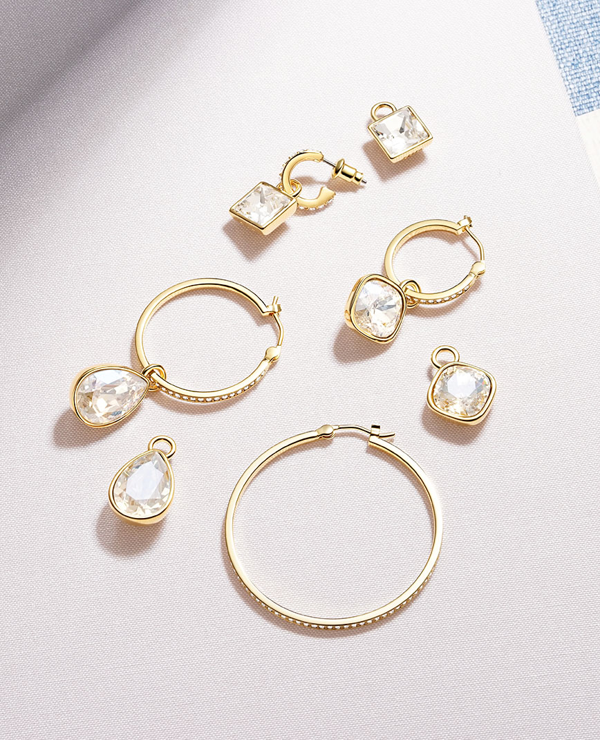 Hoop Earring Charms - Earrings